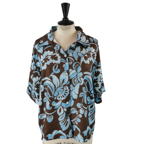 Blouse TS (estime) blue and brown - v&l - Modalova