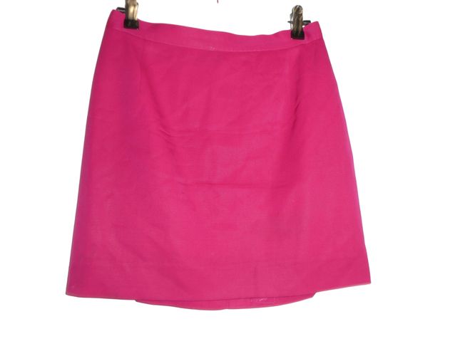Mini jupe droite fuchsia - Taille 38 - Label Emmaus - Modalova