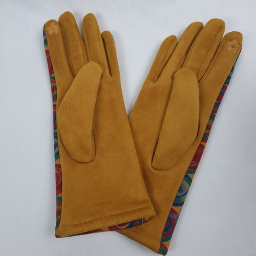 Gants jaunes  motif spirale - Label Emmaus - Modalova