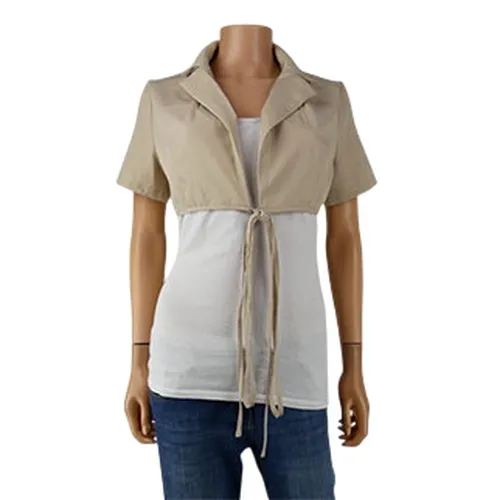 Veste courte beige - taille 34 - shein - Modalova