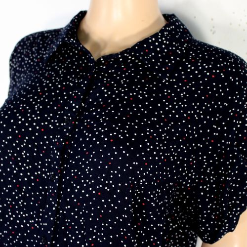 Chemise Marine A Pois GEMO Taille 48 - gmo - Modalova