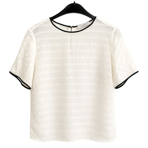 Blouse - Soie - Taille S - Sandro - Modalova