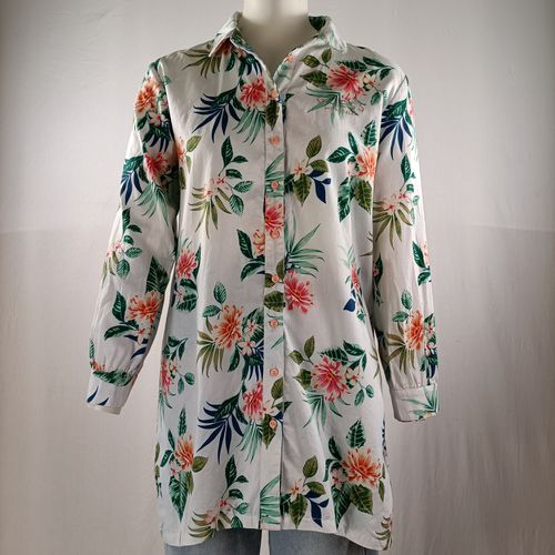 Chemise longue  fleurs - 40 - guess los angeles - Modalova