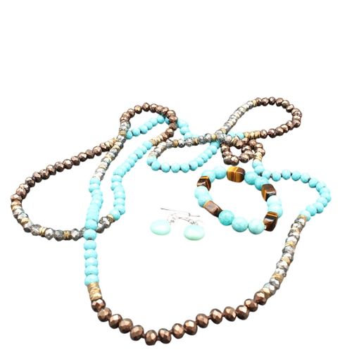 Bijoux en amazonite - Label Emmaus - Modalova
