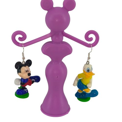 Paire de boucle d'oreilles-Mickey et Donald- à partir de 6 ans - Label Emmaus - Modalova