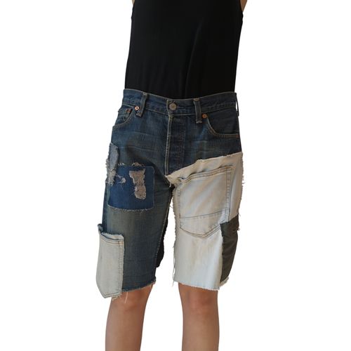 Short de créatrice - Collection Upcyclée CartouCirc - Label Emmaus - Modalova