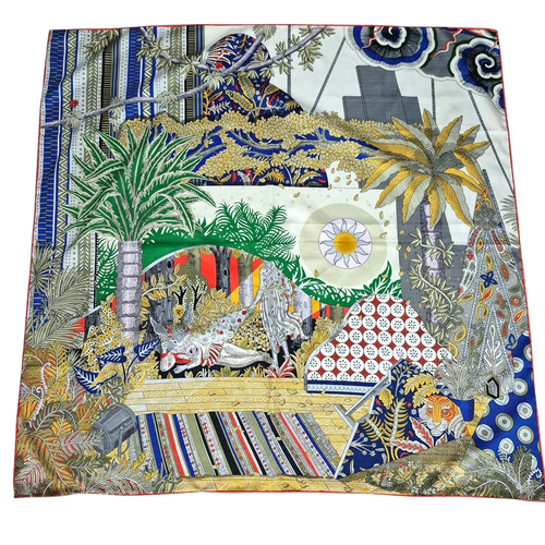 Foulard artisanal en soie  - Label Emmaus - Modalova