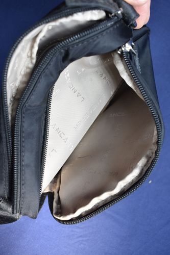 Pochette LANCASTER noire en bon tat - Label Emmaus - Modalova