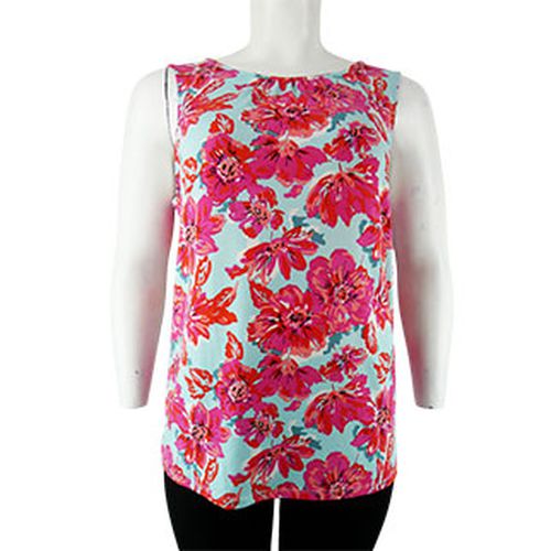 Blouse  fleurs roses sans manches - XL - mosquitos - Modalova