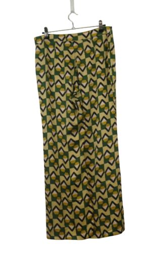 Pantalon imprim rtro funky et crme - zara - Modalova