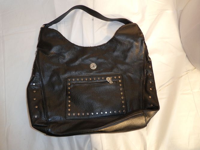 Sac a main style rock de couleur noir avec clou de marque - girls power - Modalova