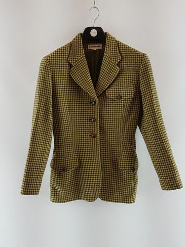 Veste hiver pied de poule vintage - Georges Rech - taille 38 - Label Emmaus - Modalova