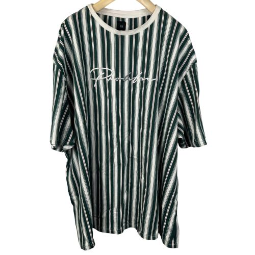 T-shirt blanc  rayure verticale vert/rouge - Taille 5XL - river island - Modalova