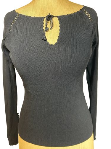 Pull lger a dtails dcollet - vintage - Modalova