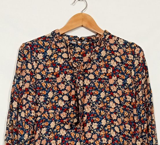 Robe Zara- M - fluide vase imprim fleuri - zara basic - Modalova