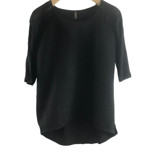 T-shirt  manches 3/4 transparentes - L - naf naf - Modalova