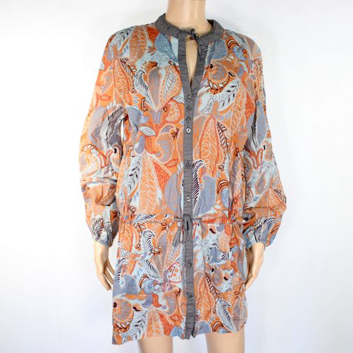 Robe Orange & Taupe MISS CAPTAIN Taille 44 - miss captaine - Modalova