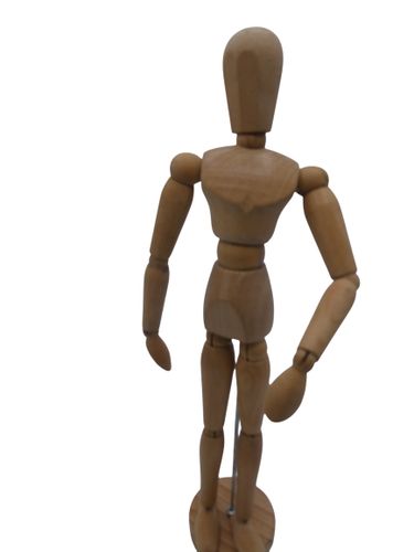 Mannequin de bois pour dessin 33cm - aucune information - Modalova