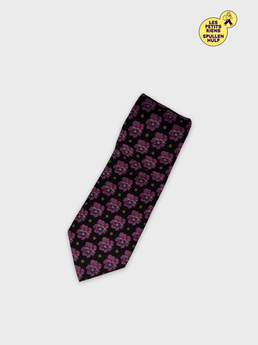 Cravate Kenzo noire  fleurs  - Kenzo - Modalova