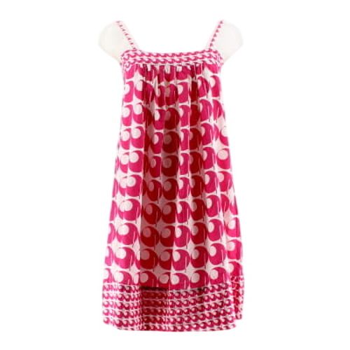 Robe blanche et imprime - Taille 40 - La Redoute - Modalova