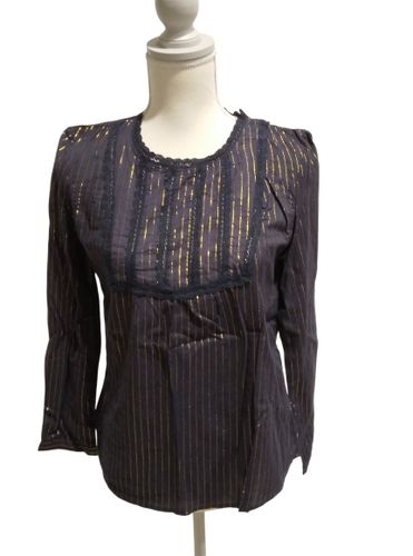 Haut marine et lisers dors," Soeur"- s Paris - 1 - la petite toile - Modalova