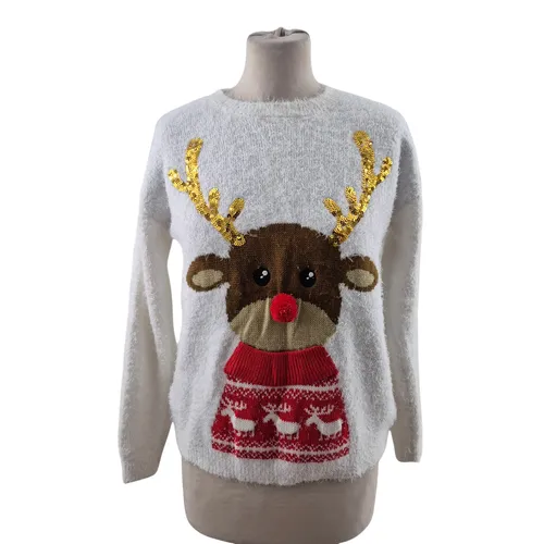 Pull "moche" de nol neuf- - S - merry christmas - Modalova