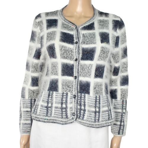 Gilet En Maille Blanc & Taille Estime M - non renseigne - Modalova