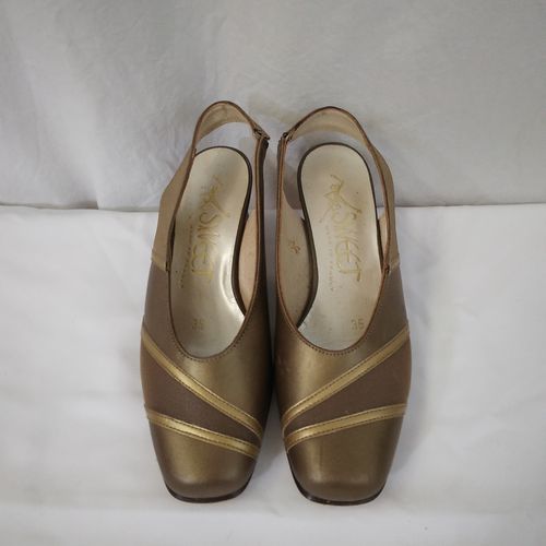 Chaussures  talons bronze, Fondue, Sweet - 35 - Label Emmaus - Modalova