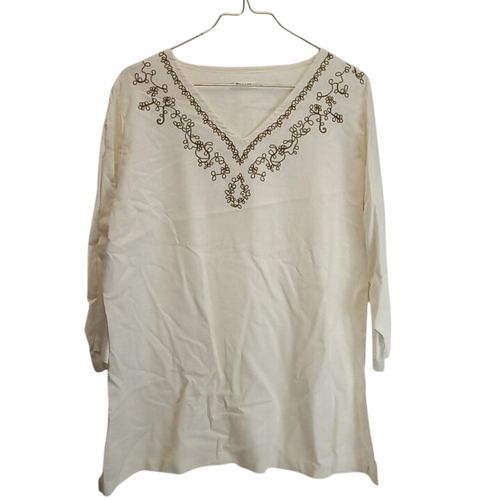 Blouse brodée "DAMART" Taille M - Damart - Modalova