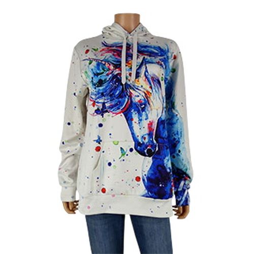 Sweat imprim licorne - taille S/M - Label Emmaus - Modalova