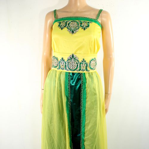 Robe Longue Soire Orientale & Verte Taille Estime XS - non renseigne estimation artisanal - Modalova