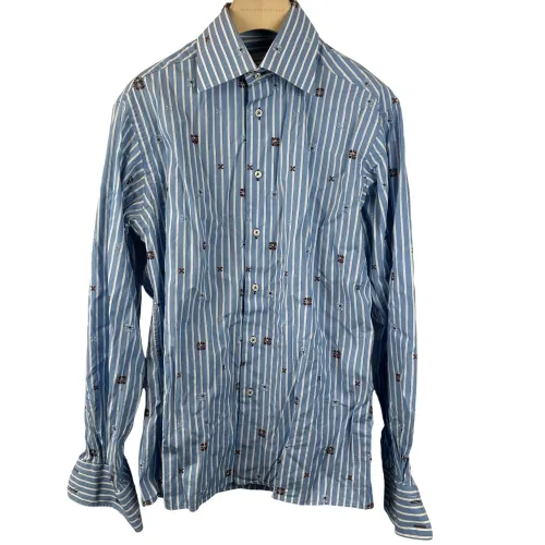 Chemise  rayures verticale 100% coton - Taille 44 (estim) - arthur & fox - Modalova