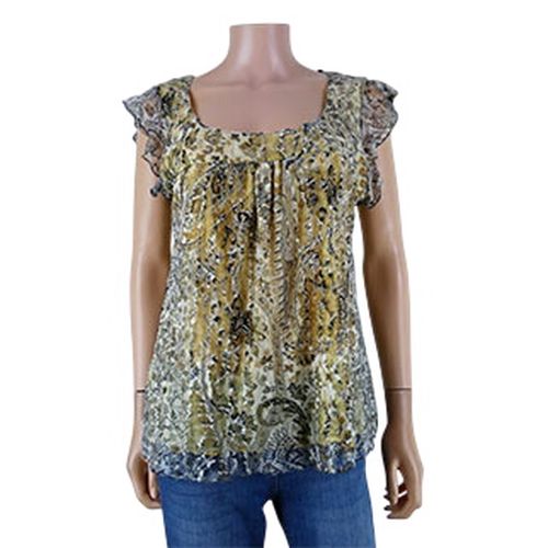 T-shirt imprim dentelle - taille 3 - plus - Modalova