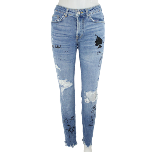 Jeans Femme Bleu BERSHKA Taille 34 - bershka - Modalova