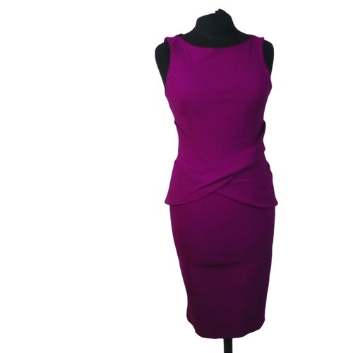 Robe VESPER, violette, taille 36 estimée (taille 8) - Label Emmaus - Modalova