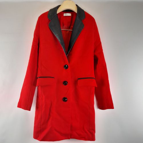 Veste longue rouge - Sandro - 38 - sandro - Modalova