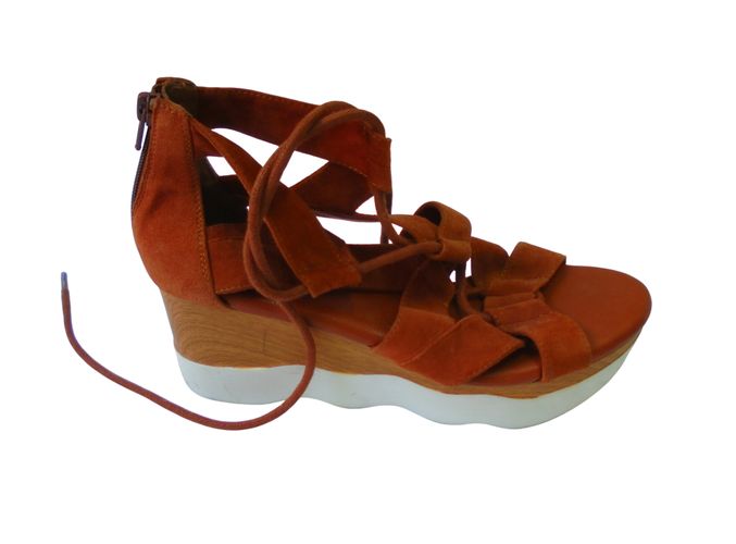 Sandales ouvertes , camel, taille 38 - milie's - Modalova