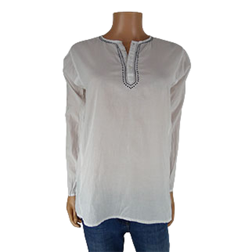 Blouse blanche imprime - taille M - bleu comme gris paris - Modalova