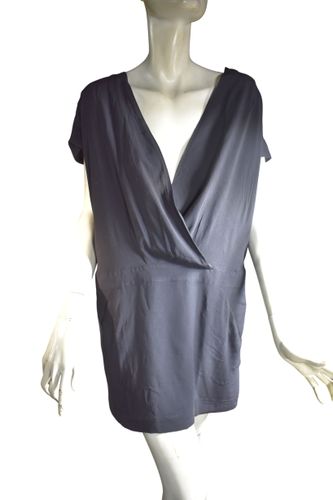 Robe Cache-cœur, , none manches courtes, poches sur le devant, taille 40, entièrement doublée - Gap - Modalova