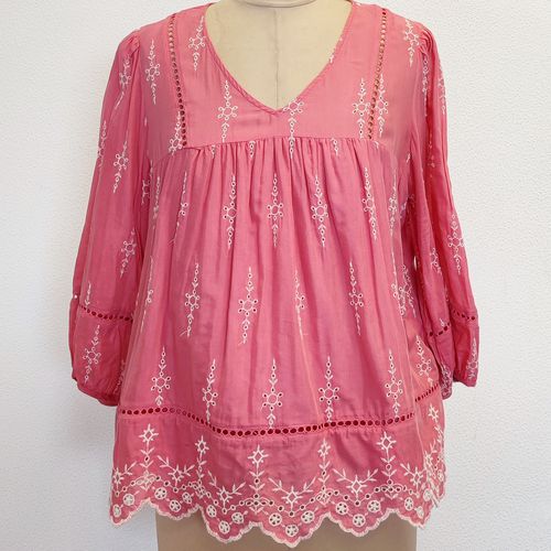 Blouse broderie anglaise - 42 - Label Emmaus - Modalova