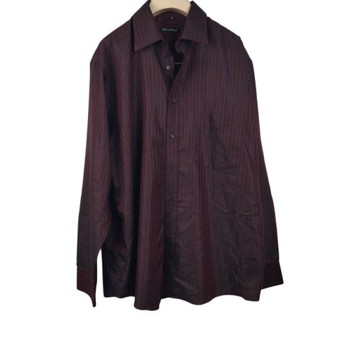 Chemise bordeaux  rayures - Taille 44 - ted lapidus - Modalova