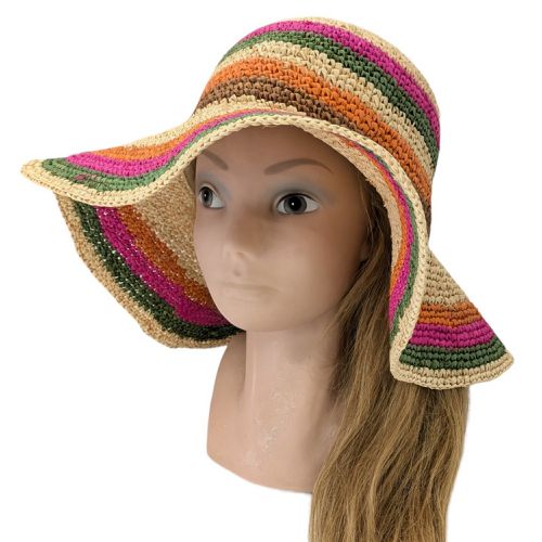 Neuf & tiquette Chapeau de paille capeline Esprit bohme Taille unique - monoprix premium - Modalova