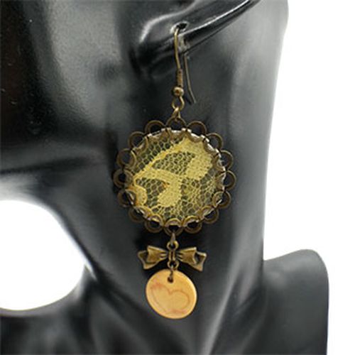 Boucles d'oreilles imprimes - Label Emmaus - Modalova