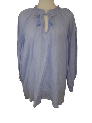 Kiwi Saint-Tropez blouse coton brod col volant - Taille M/2/38 - kiwi saint tropez - Modalova
