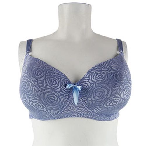 Soutien-gorge mauve dentelle avec armatures - Taille 115E - Label Emmaus - Modalova