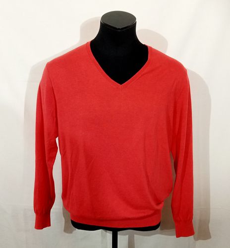 Pull col V corail - XL - massimo dutti - Modalova