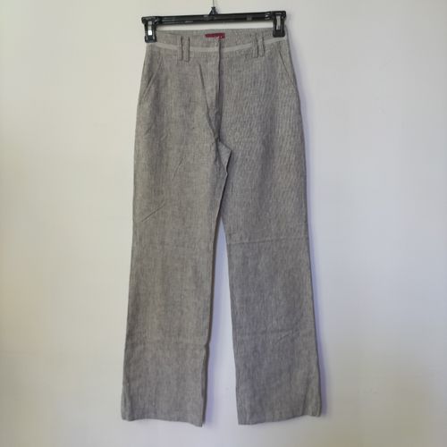 Pantalon lin à rayures - - T. 36 - la city - Modalova