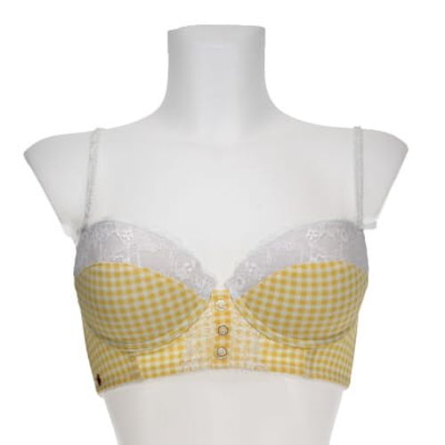 Soutien-gorge imprim vichy avec armatures - taille 85 C - Label Emmaus - Modalova