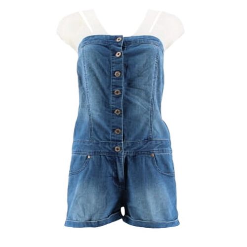 Combi-short bustier en jeans - Denim by - taille 38 - Mim - Modalova