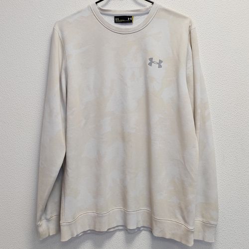 PROMO - Sweat cru et beige motifs camouflage- L - under armour - Modalova